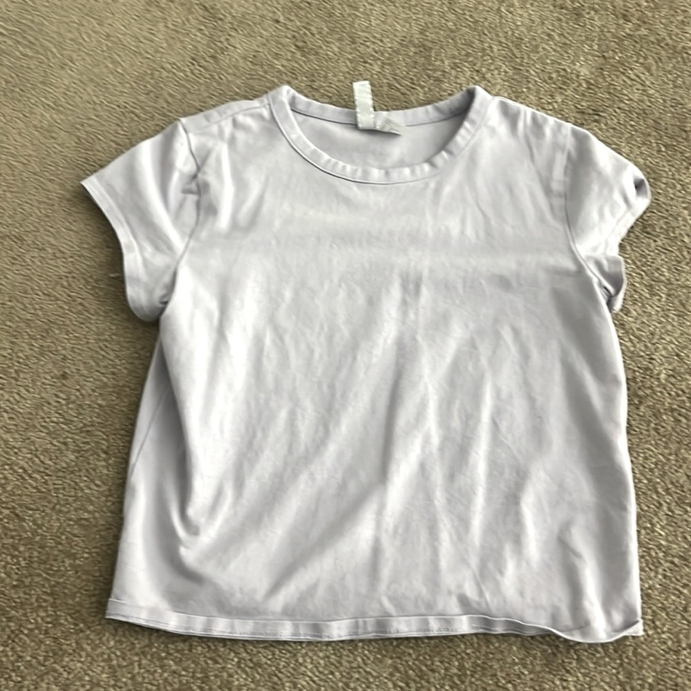 Light purple short sleeve